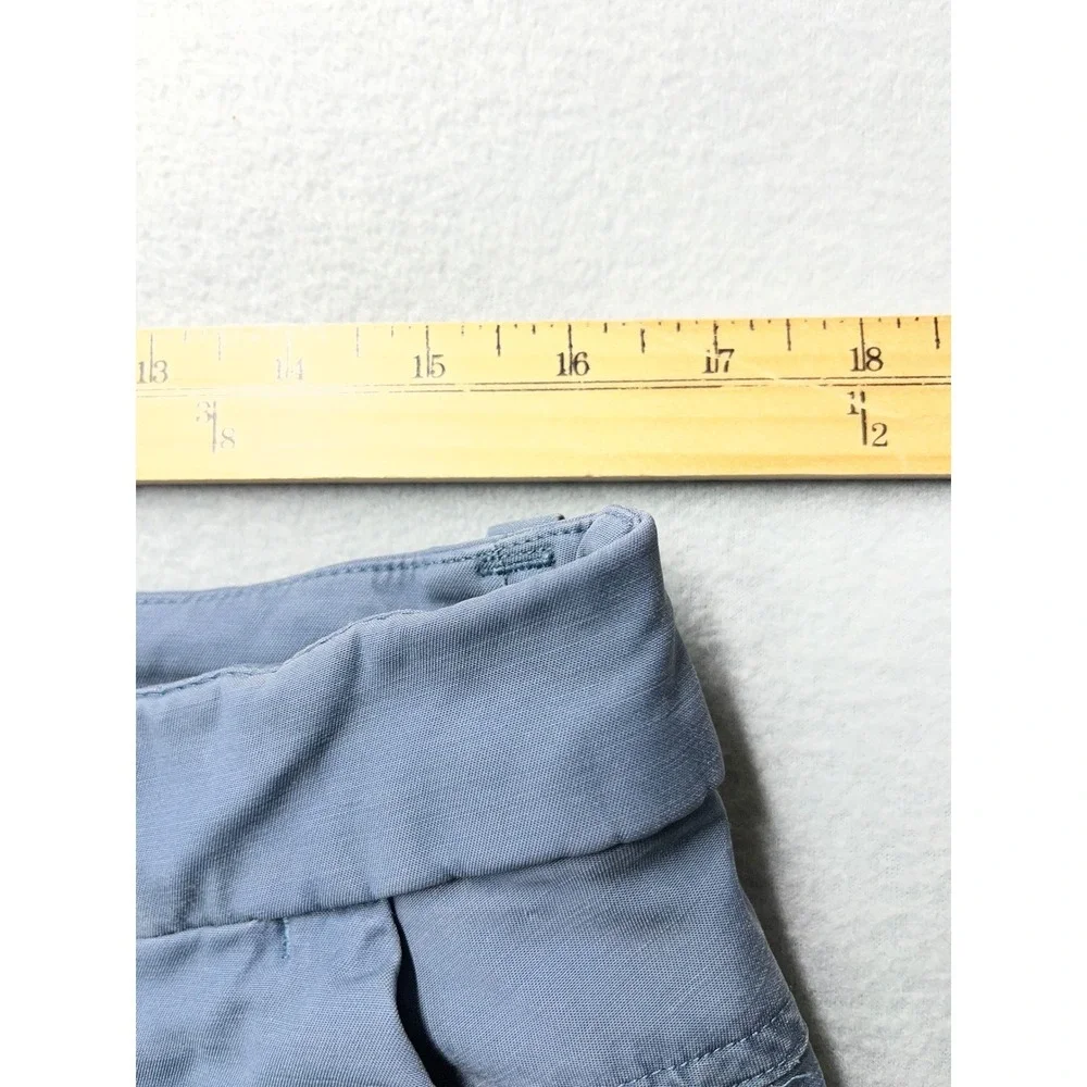 Lululemon Commission Shorts Mens 34 Blue Gray Technical Chino Golf 9 Inseam